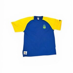 Brazil Official 2010 South Africa World Cup Jersey- Men's XL🔵🟡⚽️🥅